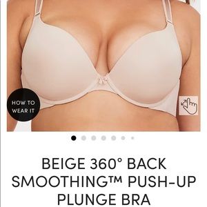 Torrid Beige 360 Back Smoothing Push Up Bra